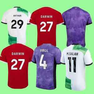 23/24 The Reds voetbalshirts - Virgil, Diaz, lIv Salah, Szoboszlai Editions. Premium ontwerpen voor fans - thuis, uit, derde tenues, kindercollectie.Verschillende maten