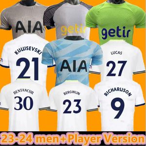 23 24 Tottenham Player Version 2023 2024 KANE SON RICHARLISON Maillots de football SPURS PORRO KULUSEVSKI HOJBJERG Accueil PERISIC DANJUMA ROMERO Maillot de football