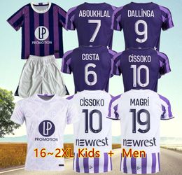 23 24 toulouse voetbalshirt derde donnum dallinga NICOLAISEN thuis maillot de voet 2023 2024 heren jersey voetbalshirt uniform cissoko onaiwu chaibi aboukhlhl