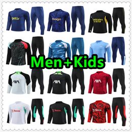 23 24 survêtement maillots de football costume d'entraînement jersey maillots de football veste maillot survetement pied futbol chandal jogging 2023 2024 hommes et enfants