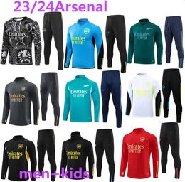 23 24 maillots de football de survêtement PEPE SAKA garçons adultes Gunners costume d'entraînement Odegaard Thomas Tierney Smith Rowe 22 23 Transport hommes enfants S-2XL