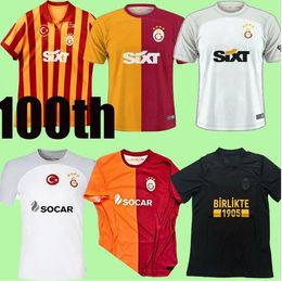 23 24 Turkey Galatasaray Soccer Jerseys Icardi Zanioli Bakambu Mertens Zaha Akgun Akturkoglu 100e anniversaire de la Ligue des champions 23 24 Shirt Football