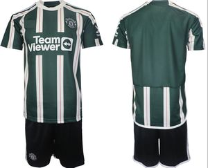 23 24 United Green Color Football voetbal uniform jerseys shirts fans speler versie heren kinderen thuis weg kits topkwaliteit voetbal jerseys