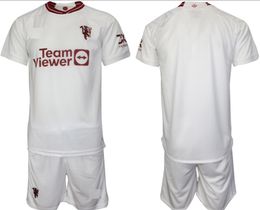 23 24 United White Color Football voetbal uniform jerseys shirts fans spelerversie Mens Kids Home Away Kits topkwaliteit voetbalshirts