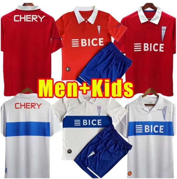 23 24 Universidad Catolica Maillots de football pour hommes ASTA-BURUAGA ZAMPEDRI GALANI FUENZALIDA Accueil Away 3ème adulte 2024 2025 Uniformes de chemise de football