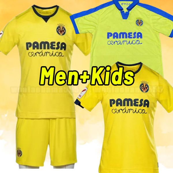 23 24 Villarreal cf S.Cazorla Soccer Jerseys 2023 24 Dia Geraro Chukwueze Camiseta Del Shirt Parejo Paco Alcacer Moi Gomez Men Kids Kits Full Fotball Shirt Football