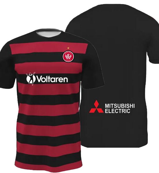 23-24 Western Sydney Home Thai Quality Maillot de football 4 GRDIC 6 Marcelo 9 Antonsson 10 Ninkovic 21 Hendrix 34 Antonis 38 Pantazopoulos Kingcaps Sports Wholesale