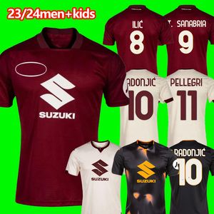 23 24Torino FC Limited Edition voetbalshirts 2024 2023 ZAZA RICCI ZIMA T. SANABRIA LUKIC PELLEGRI SINGO SECK thuis uit 3e voetbalshirt volwassenen en kidstop