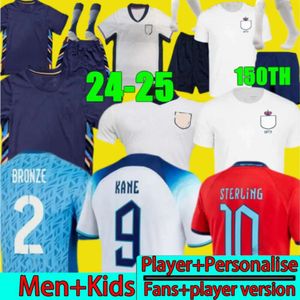 23/25 Inglaterra BELLINGHAM 2024 camisetas de fútbol 23/25 Equipo nacional TOONE camiseta de jugador BRIGHT KANE STERLING RASHFORD SANCHO GREALISH Kits para hombres y niños