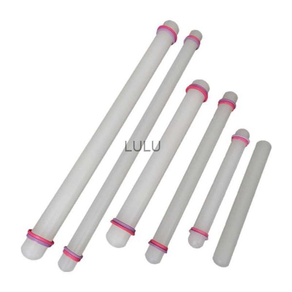 23/33/50 cm para hornear rodillo de plástico blanco rodillo de masa para pasteles antiadherente decoración de pasteles artesanías para hornear herramienta de cocina M576 HKD230828