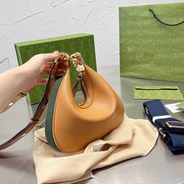 23/35cm Tassen Avond Crescent Bag Retro Hobo Crossbody Halve Maan Vrouwen Handtassen Schouder Croissant Clutch Portemonnee Oude bloem Kan