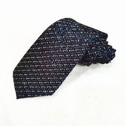 23 AA Men Neck Ties Designer Ties Fashion Heren NecTies Letter Print Business Handgemaakte Craved Cravat 100% Silk Luxury Top Kwaliteit 688