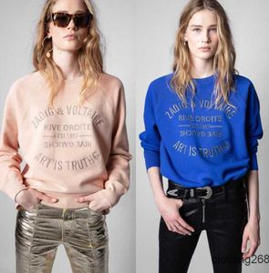 23 début d'automne nouvelle minorité française zv classique lettre broderie rose coton femmes brodé pull pull