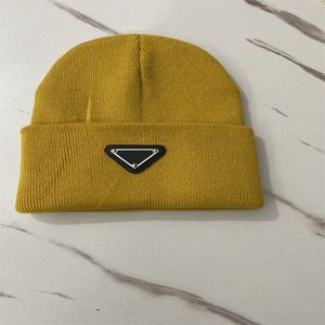 23 Fashin designer beanie luxe heren honkbalhoed sport katoenen gebreide hoeden schedelkappen voorzien klassieke driehoekige letter bedrukte wollen mutsen casual buitenkull Hat 82