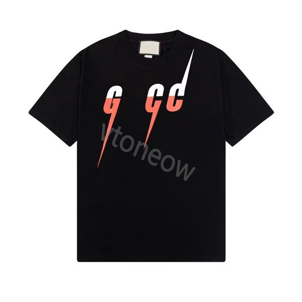 23 gcci Summer Clover hommes t-shirts lettre classique impression hommes t-shirt graphique t-shirts à manches courtes femmes imprimé hip hop femmes taille asiatique