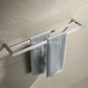 23 pouces en acier inoxydable Double salle de bain serviette à finale polie porte-serviette de serviette de serviette murale mur de serviette pour salle de bain 200923