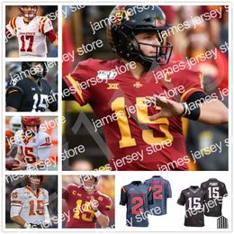 23 ISU Iowa State Cyclones College voetbalshirts Sheldon Croney Jr. Jersey Zeb Noland Joel Lanning Jacob Park Joseph Scates Custom Stitched