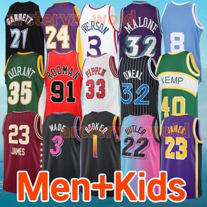 23 James 6 Stephen 30 Curry Jersey Doncic 77 Baloncesto Hombres Kids Jersey Tatum Embiid 32 Oneal 33 Larry Bird Giannis 15 Vince Carter Butler Wade Youth Durant Rodman Nuevo