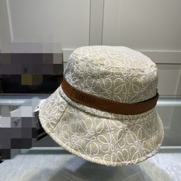 23 Hombres Damas Diseñador de lujo Cubos Sombreros Sombrero de cubo Moda Fiesta social Sombrero para el sol Letra Gorra de algodón Casquette 888
