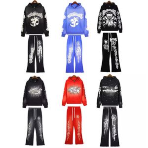 23luxe heren hoodie hellstar trainingspak ontwerper hellstar sweatsuit voor mannen vrouwen joggers hell star katoen hoody joggers sweatsuit hiphop mode tops XXX