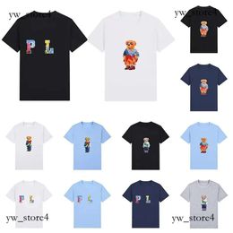 23 New Little Bear Polos T Shirt Diseñadores Moda Mens Polo Sweatsuit Tees Tops Hombre Casual Camiseta Luxurys Ropa Polo Ralphs Manga 9494