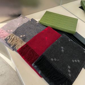 23 nouvelles femmes écharpe en cachemire lettre complète foulards imprimés doux au toucher enveloppes chaudes avec étiquettes automne hiver longs châles 195*45 cm G239181PE-3