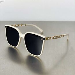 24 Nieuwe Xiaoxiang Jia 0759 Chain-zonnebril Trendy en veelzijdige dameszonnebril van hoge kwaliteit