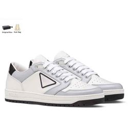 23 Baskets parfaites dans le centre-ville Sports pour hommes décontractés et confortables Skateur en cuir noir blanc Technologie exclusive Tissu Trainer Aircraft Box