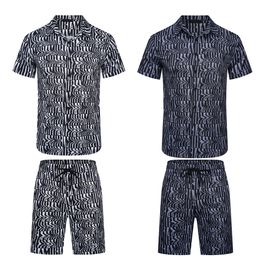 23 Summer Fashion Heren Tracksuits Hawaii Beach Pants Set Designer Shirts Drukken Hirt Hirt Man Slim passen bij de raad van bestuur Korte mouw Korte stranden#04