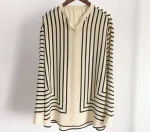 23-Tot-e Silk Collection - Overhemd Dames 2023 Casual los overhemd met lange mouwen Shirt+broek+halve rok
