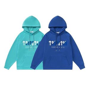 23 Survêtement Tech Trapstar pour hommes, survêtements à capuche, Europe, américain, basket-ball, football, rugby, deux pièces avec veste à capuche à manches longues pour femmes, serviette brodée