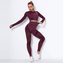 23 tenues de yoga courbe contour leggings sans couture pantalons de yoga tenues de gymnastique vêtements d'entraînement fitness sport femmes vêtements de mode taille unie XS-L