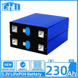 230AH LIFEPO4 Batterij 3.2V Oplaadbare lithiumijzerfosfaat Diy Cell 12V 24V 48V voor RV Vans Campers EV Boats Yacht Golf Cart