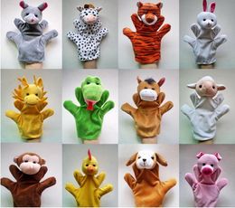 2313 cm grand zodiaque animal marionnette poupée conte pour les enfants de la maternelle 12 zodiaque jouets en peluche doigt even9555476