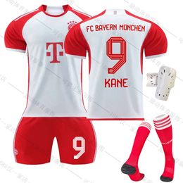 2324 Bayern Munich Home No. 9 Kane Football Red and White 10 Sane 7 Gnabry 42 MUSIELA Jersey