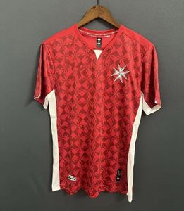 2324 Equipo nacional de Malta Camisetas de fútbol para hombre Inicio Camisas de fútbol clásicas rojas Uniformes de manga corta camiseta fútbol americano Jerseys de futbol