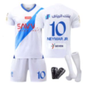 2324 NIEUWE MAAN Jersey Away Childrens Studenten Volwassen Training Sportset Team Uniform Group Koop heren en damesvoetbaljerseys