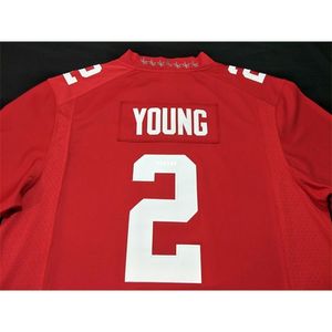 2324 Ohio State Buckeyes Chase Young #2 echt borduurwerk College Football Jersey maat S-4XL of aangepaste naam of nummer jersey