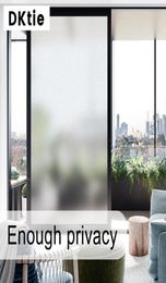 235m Frosted Window Film UV Mat Glass Sticker voor Home Privacy Slaapkamer Badkamer Decoratie Selfadhesive Geen lijmstickers5055565