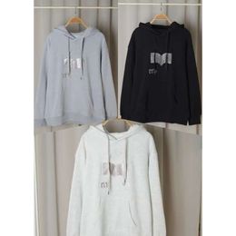 23AW Hoodie ISABELMARANTS Modetrend Dames Designer Sweatshirt Met Capuchon Losse Vintage Print Eenvoudige Letterborduurwerk Casual Veelzijdige Pullover Hoodie Tide Tops