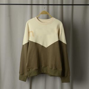 23AW Isabel Marant Mujeres Desginer Sudadera Algodón Top Clásico Swearter Nuevo Estilo Casual Moda Carta Cuello Redondo Jersey Versátil Suelto Manga Larga Tops