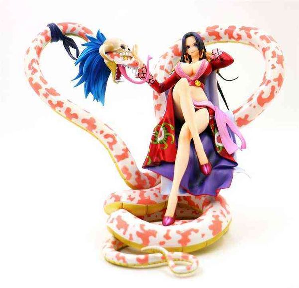 Statue de jeu d'action en PVC, 23cm, échelle 1/8, Anime MegaHouse Boa Hancock Andou Kenji, jouet d'action, modèle de poupée à collectionner, cadeau