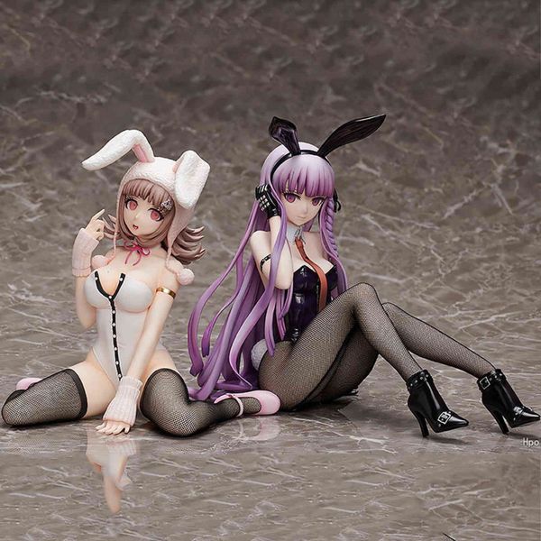 23cm estilo B DANGANRONPA Kirigiri Kyouko cuerpo suave chica conejito liberando PVC figura de acción juguete Anime figura adulto coleccionable modelo H1105