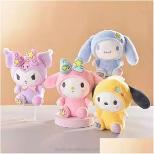 Jouets en peluche personnalisés de 23Cm, figurine douce et mignonne, poupée animale Kawaii, chien mélodie