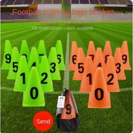 23 cm signe numérique baril Football formation Triangle cône glace numéro 09 240103