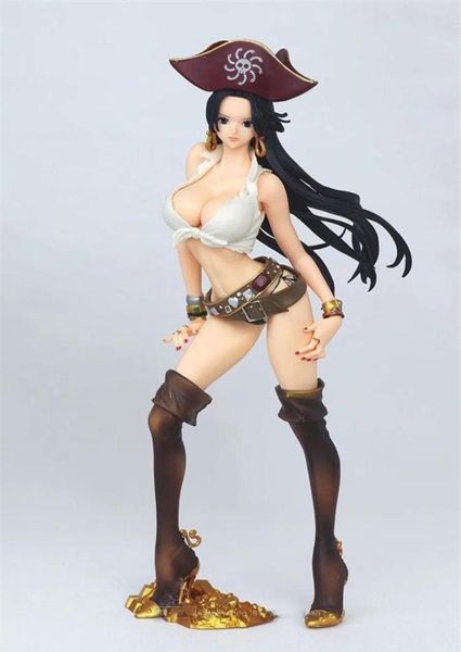 23 cm One Piece Boa Hancock Sexy Anime Action Figure PVC Collection figurines jouets Collection pour cadeau de Noël sans boîte de vente au détail M1203126