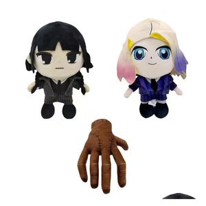 23Cm Woensdag Addams Pluche Pop Zachte Cartoon Figuur Cosplay Fans Gift Collection Knuffel Dhum0