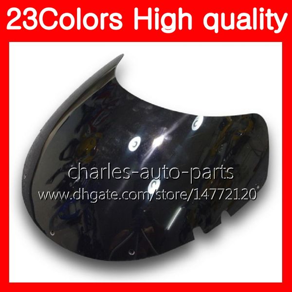 100% nuevo parabrisas de motocicleta para SUZUKI RGV-250 VJ21 RGV 250 88 89 RG V250 R GV250 RGV250 1988 1989 Parabrisas cromado negro transparente ahumado