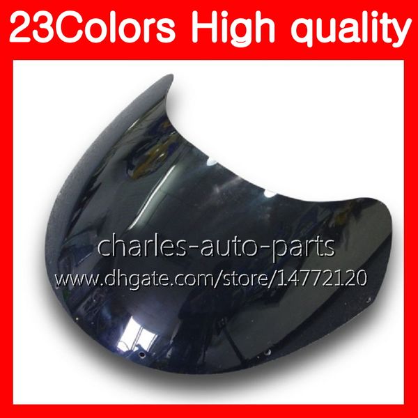 100% nuevo parabrisas de motocicleta para SUZUKI RGV-250 VJ23 RGV 250 97 98 RG V250 R GV250 RGV250 1997 1998 Parabrisas cromado negro transparente ahumado