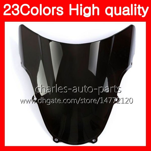 100% nuevo parabrisas de motocicleta para SUZUKI GSXR600 GSXR750 01 02 03 GSXR 600 750 GSX R600 2001 2002 2003 Parabrisas cromado negro transparente ahumado